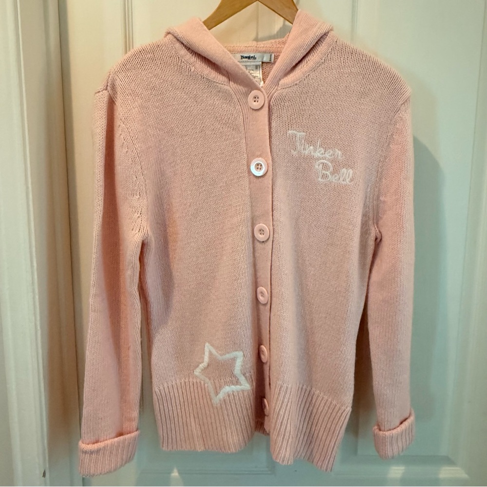 Disneyland Resort Tinker Bell Light Pink Hooded Cardigan
